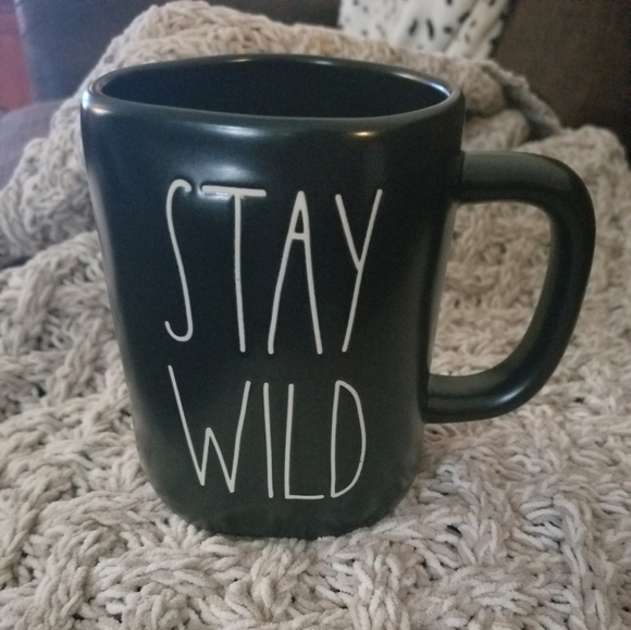 Rae Dunn STAY WILD Mug, Black